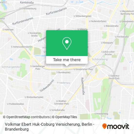 Карта Volkmar Ebert Huk-Coburg Versicherung