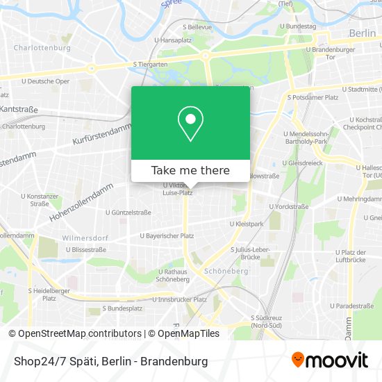 Карта Shop24/7 Späti