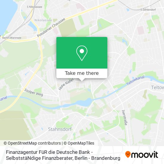 Finanzagentur FüR die Deutsche Bank - SelbststäNdige Finanzberater map
