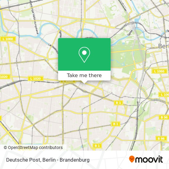 Deutsche Post map