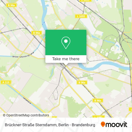 Brückner-Straße Sterndamm map
