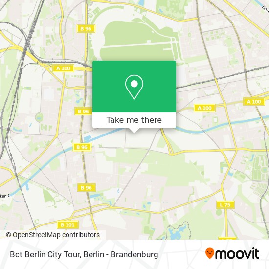 Карта Bct Berlin City Tour