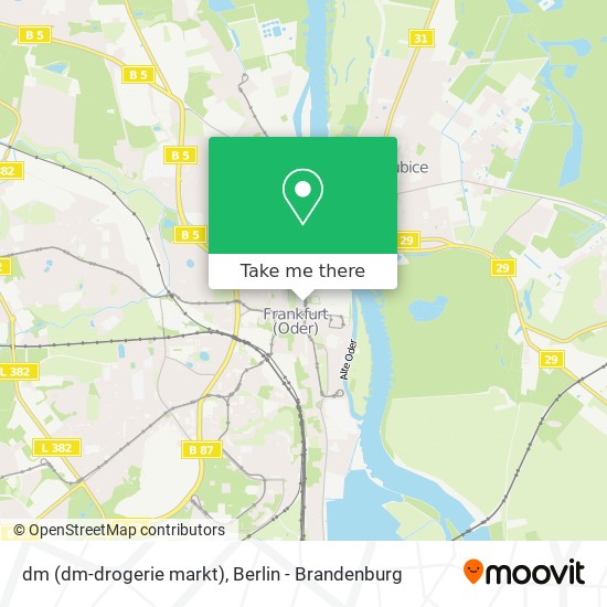 dm (dm-drogerie markt) map