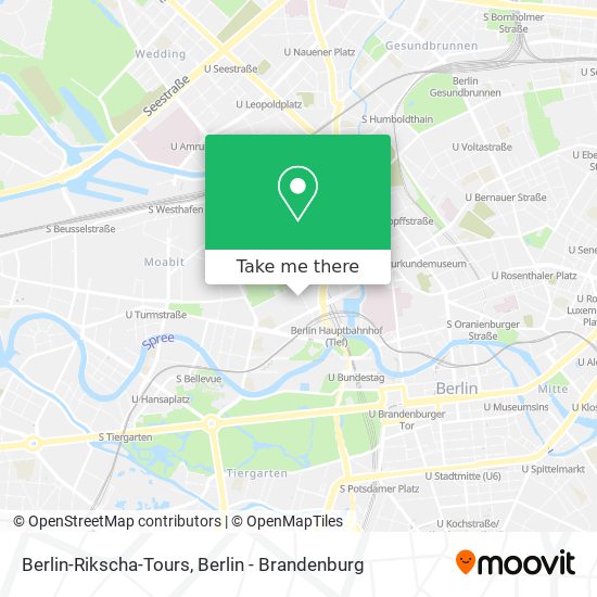 Berlin-Rikscha-Tours map