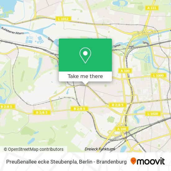 Preußenallee ecke Steubenpla map