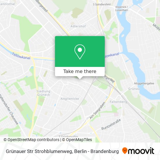 Grünauer Str Strohblumenweg map