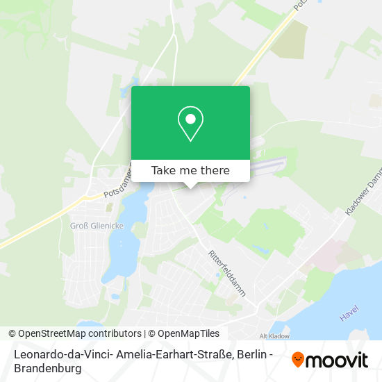 Leonardo-da-Vinci- Amelia-Earhart-Straße map