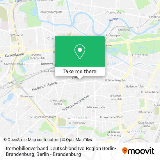 Immobilienverband Deutschland Ivd Region Berlin-Brandenburg map