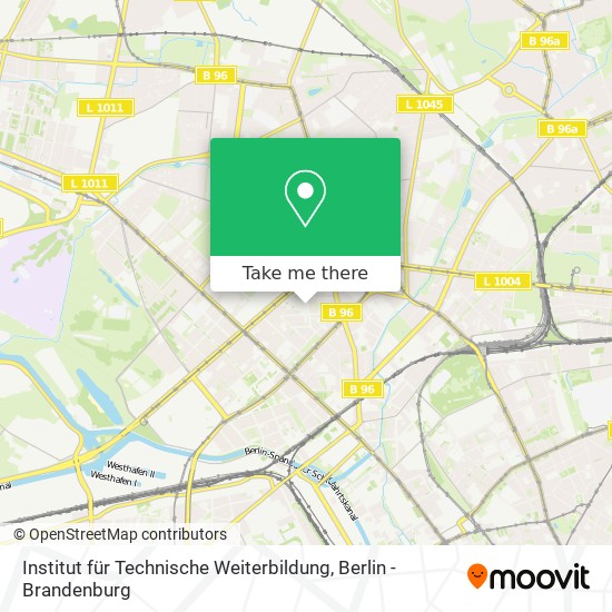 Institut für Technische Weiterbildung map