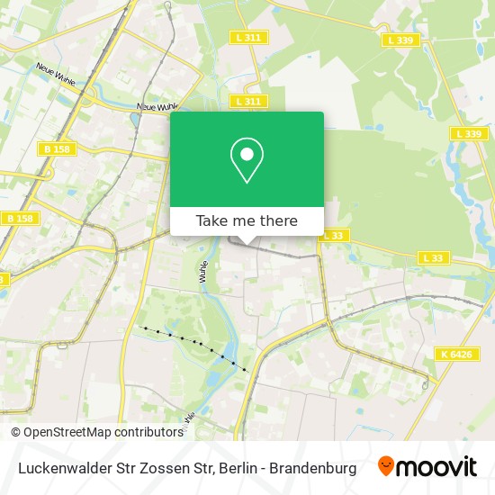 Luckenwalder Str Zossen Str map