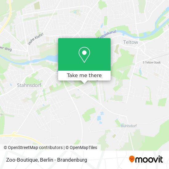 Zoo-Boutique map