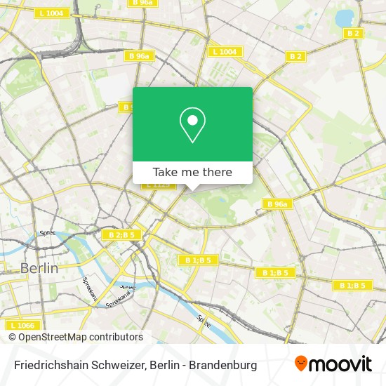 Friedrichshain Schweizer map