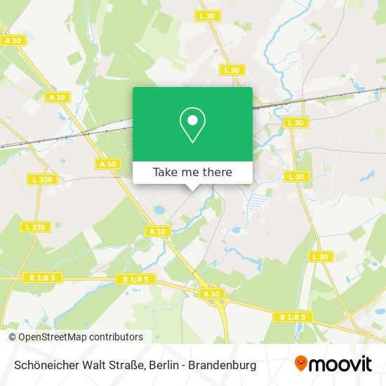 Schöneicher Walt Straße map