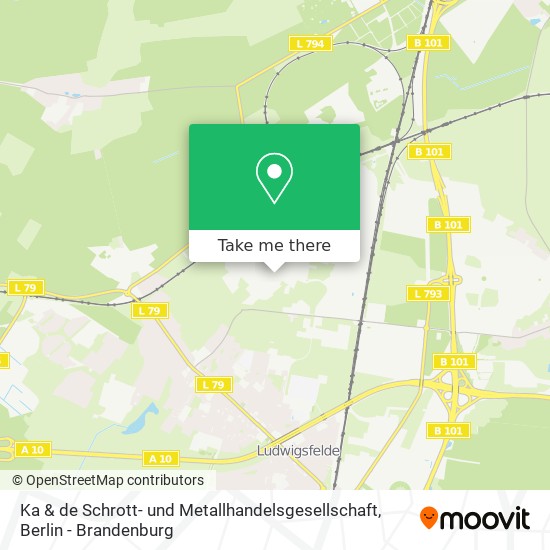 Карта Ka & de Schrott- und Metallhandelsgesellschaft