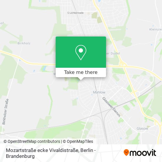 Mozartstraße ecke Vivaldistraße map