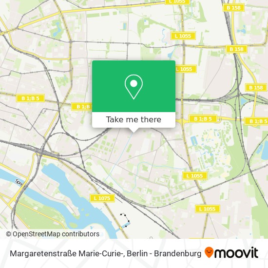 Margaretenstraße Marie-Curie- map