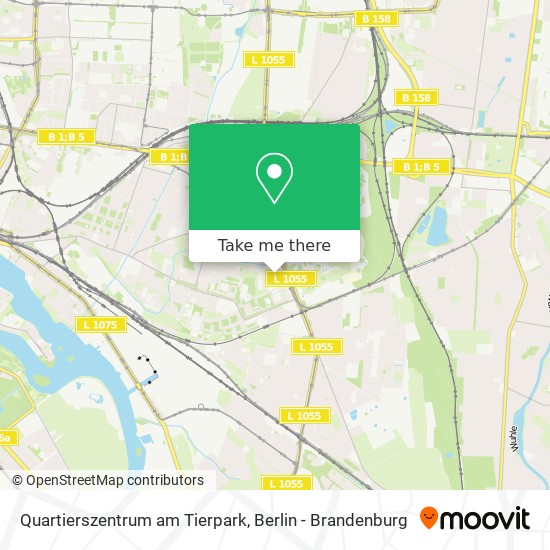 Quartierszentrum am Tierpark map