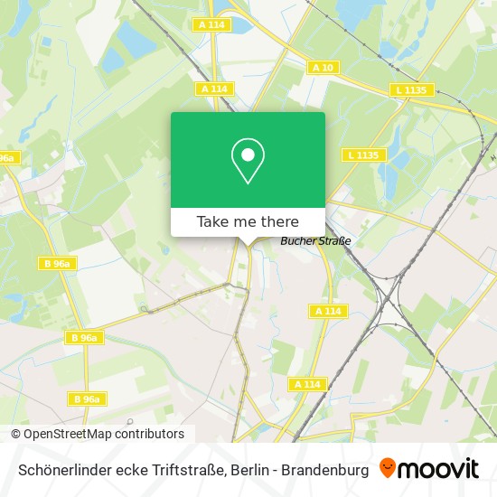 Schönerlinder ecke Triftstraße map