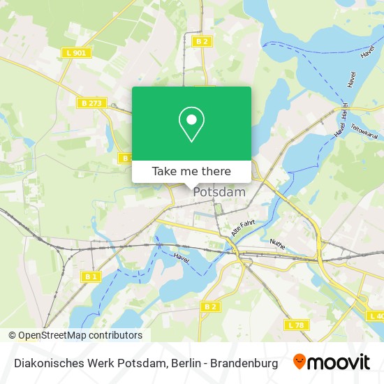 Diakonisches Werk Potsdam map