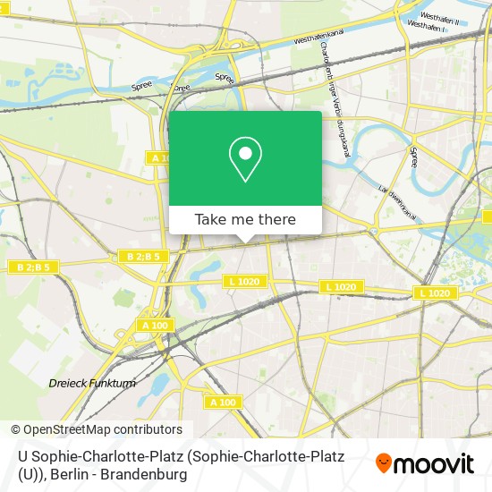 U Sophie-Charlotte-Platz (Sophie-Charlotte-Platz (U)) map