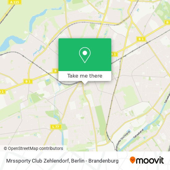 Mrssporty Club Zehlendorf map