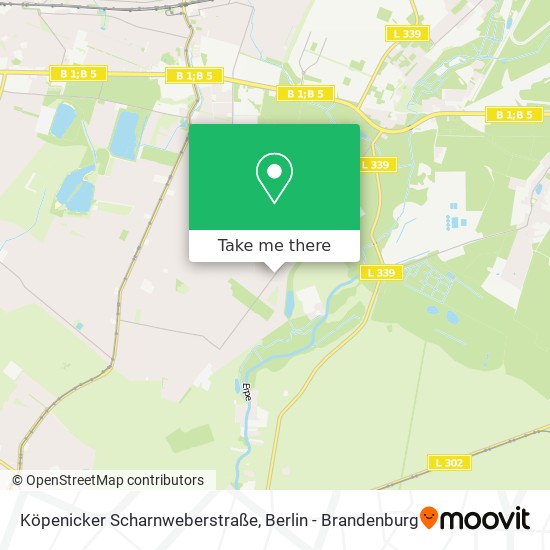 Карта Köpenicker Scharnweberstraße