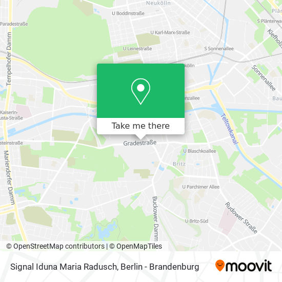 Signal Iduna Maria Radusch map