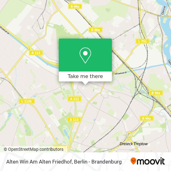 Карта Alten Win Am Alten Friedhof