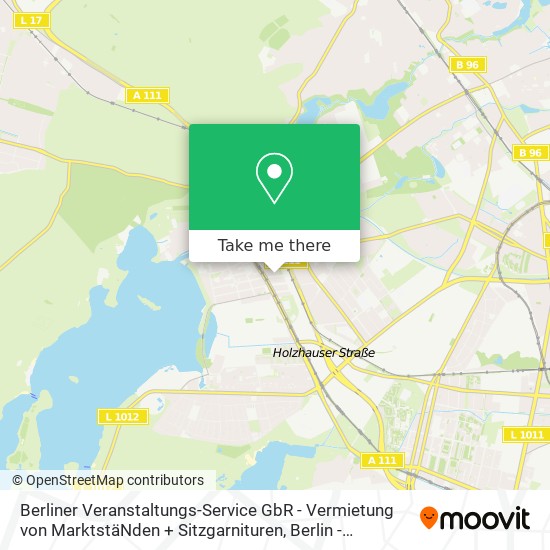 Berliner Veranstaltungs-Service GbR - Vermietung von MarktstäNden + Sitzgarnituren map