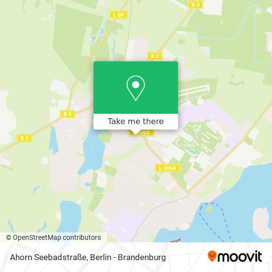 Ahorn Seebadstraße map