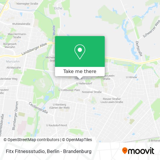 Fitx Fitnessstudio map