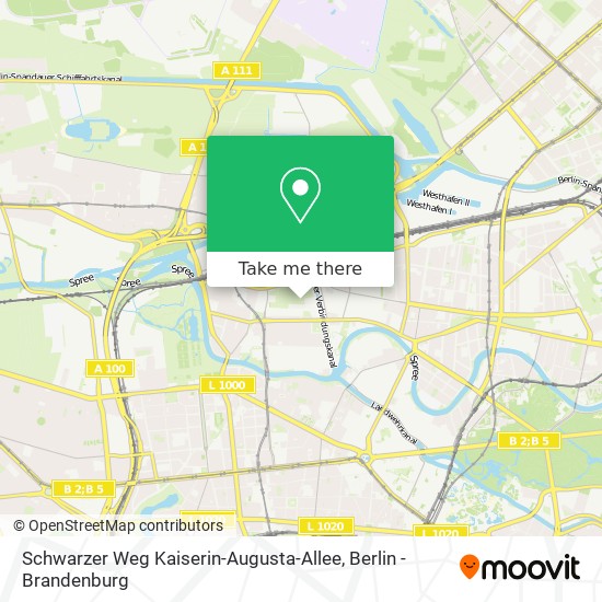 Schwarzer Weg Kaiserin-Augusta-Allee map