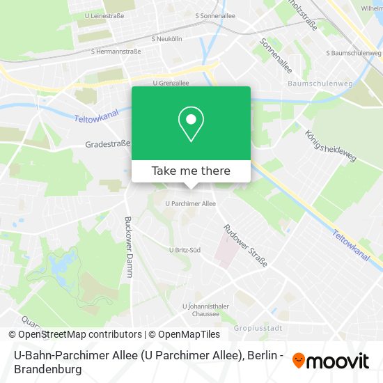 U-Bahn-Parchimer Allee map