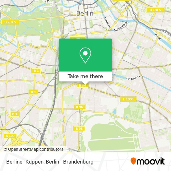 Berliner Kappen map