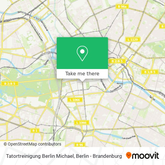 Tatortreinigung Berlin Michael map