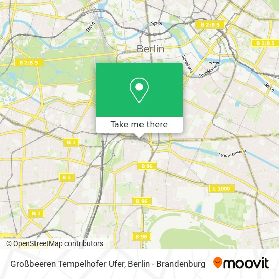 Großbeeren Tempelhofer Ufer map