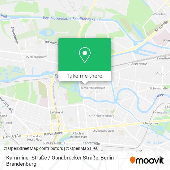 Карта Kamminer Straße / Osnabrücker Straße