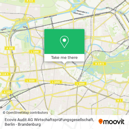Карта Ecovis Audit AG WirtschaftsprüFungsgesellschaft