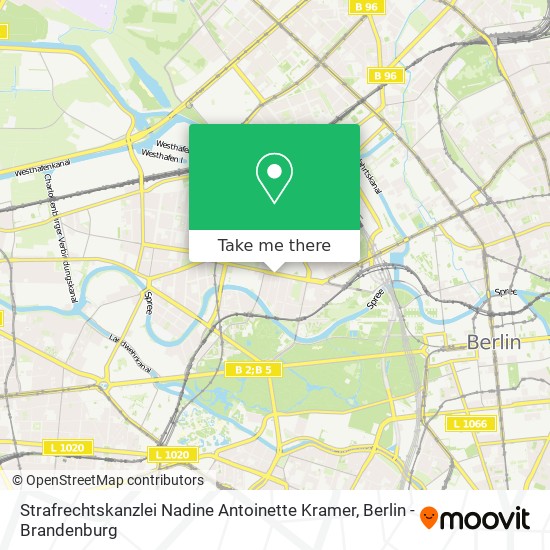 Strafrechtskanzlei Nadine Antoinette Kramer map