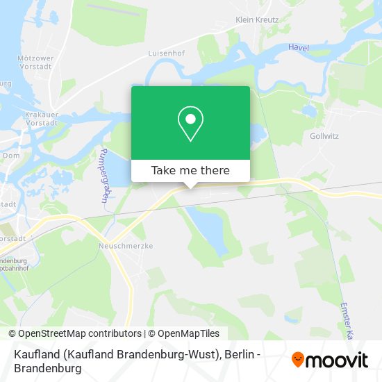 Kaufland (Kaufland Brandenburg-Wust) map