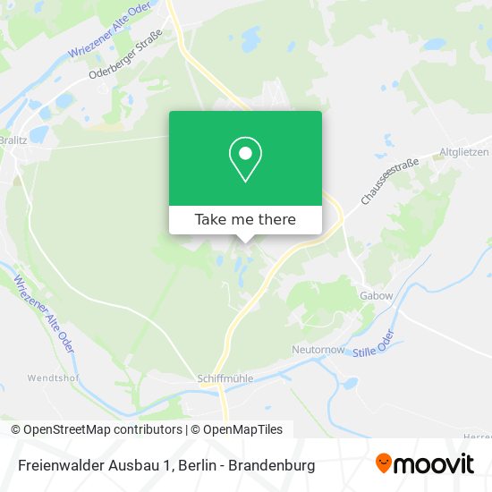 Freienwalder Ausbau 1 map