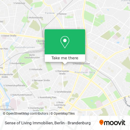 Карта Sense of Living Immobilien