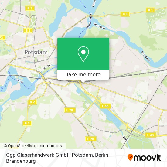Ggp Glaserhandwerk GmbH Potsdam map