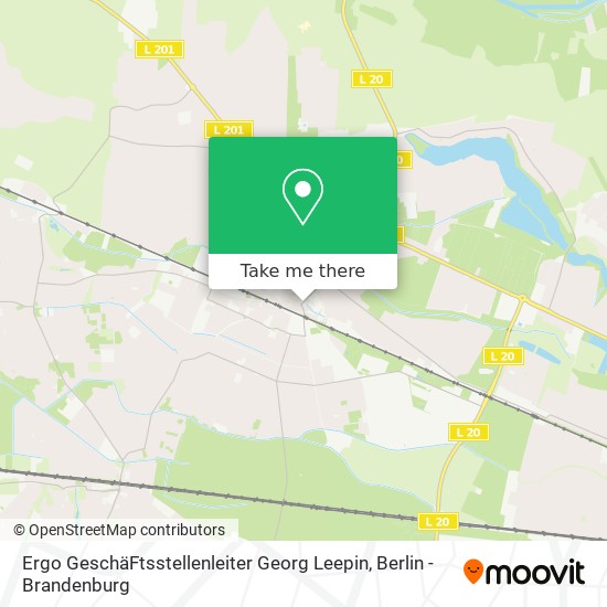 Ergo GeschäFtsstellenleiter Georg Leepin map