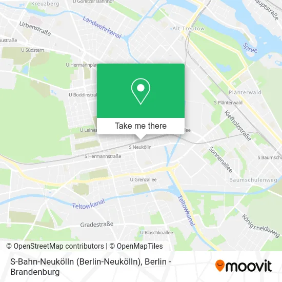 Карта S-Bahn-Neukölln (Berlin-Neukölln)