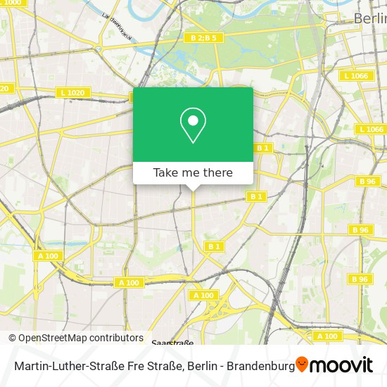 Martin-Luther-Straße Fre Straße map