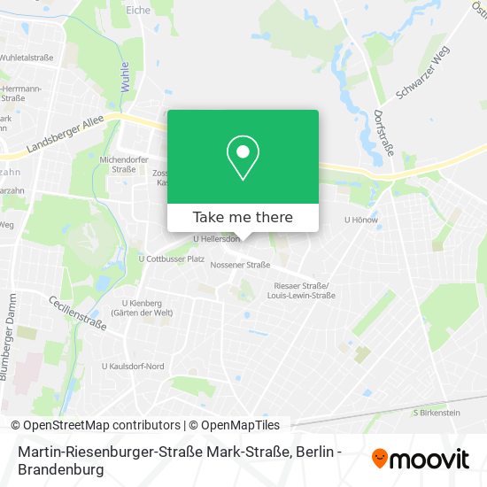 Martin-Riesenburger-Straße Mark-Straße map