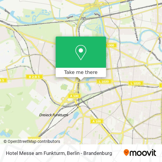 Карта Hotel Messe am Funkturm