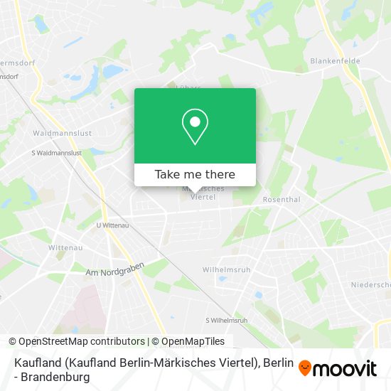 Карта Kaufland (Kaufland Berlin-Märkisches Viertel)