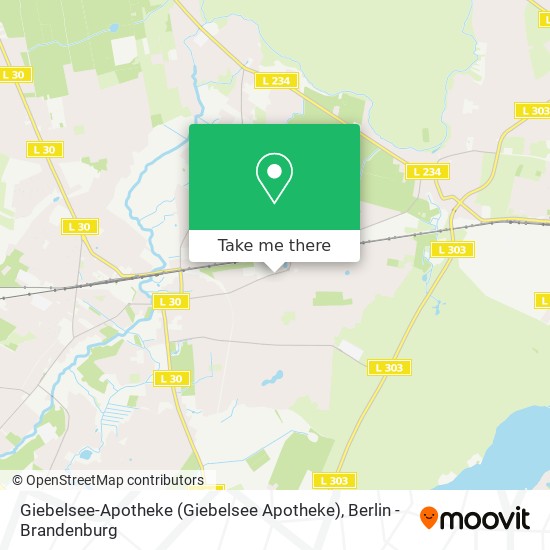 Giebelsee-Apotheke map